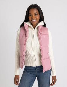 CLASSIC PUFFER VEST WITH ZIP POCKETS