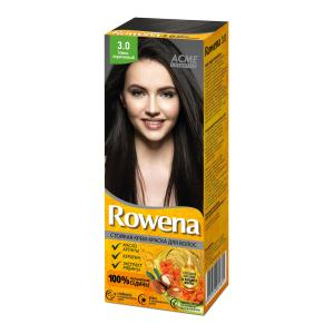 Крем-краска для волос Rowena стойкая тон 3.0 тёмно-коричневый Экми-Колор/30/ОПТ