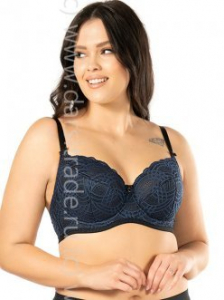 Бюстгальтер Debora PU Nipplex Дроп сшивная