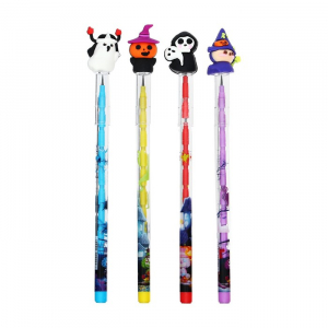 Карандаш - прикол секционный «Хэллоуин», МИКС