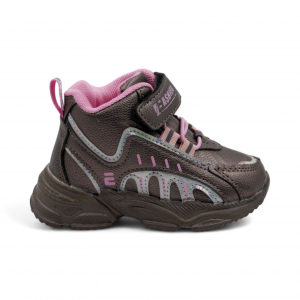 Кроссовки детские высокие С8985-15 бронзовые