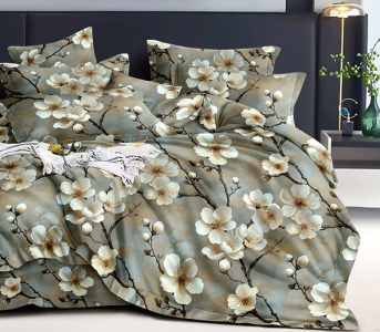 Комплект постельного белья Белоснежная сакура бязь