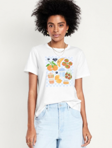 EveryWear Crew-Neck Graphic T-Shirt