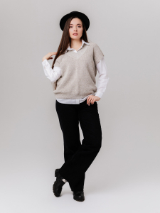 Жилет из льна 7-35