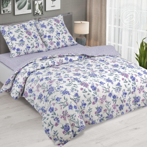 Постельное белье Незабудка (поплин DE LUXE)