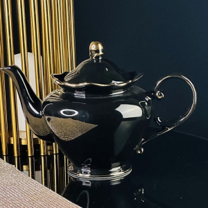 109-190 Чайник заварочный 1.1 л  NOIR в под.уп.(х12)Фарфор