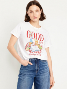 EveryWear Crew-Neck Graphic T-Shirt