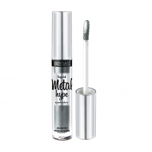 Тени для век жидкие Metal Hype LUXVISAGE серебристый 17 серебряный шторм  металлического сияния