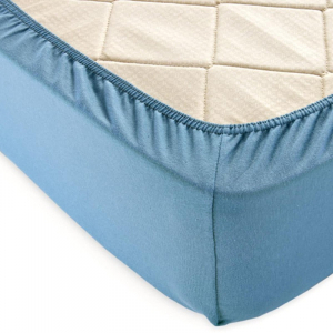 Трикотажная простынь на резинке Голубая ель