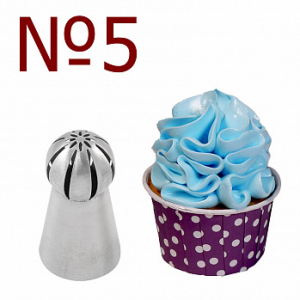 Насадка кондитерская Восточная роза №5