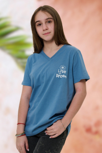 футболка для девочки Д 0142-07 -50%