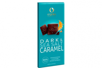 «O'Zera», горький шоколад Dark&Sea salt caramel, 90 г