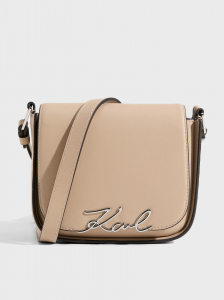 Женская сумка через плечо кросс-боди KARL LAGERFELD k/signature sm sq flap cb