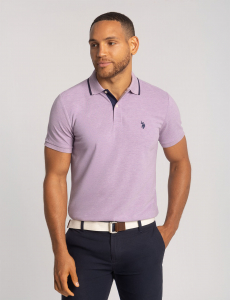 SLIM FIT STRETCH SOLID PIQUE POLO SHIRT