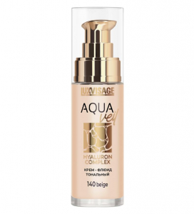 Крем-флюид тональный AQUA veil HYALURON COMPLEX тон 140 Beige LUXVISAGE