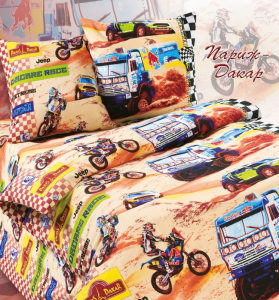 Постельное белье из поплина Париж-Дакар