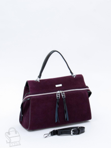 Сумка женская кожаная 9675MSS purple Velina Fabbiano-Safenta