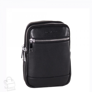 Сумка мужская кожаная 2023088-1BSH black Heanbag