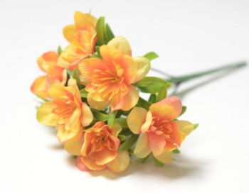 Искусственные цветы, Ветка в букете азалия 7 веток (1010237)
