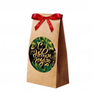 С НГ. ЗЕЛЁНЫЙ, крупнолистовой чёрный чай, 35 гр.