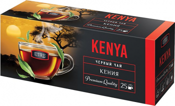 «ETRE», чай черный «Кения», 25 пакетиков, 50г