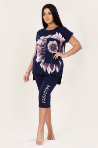 Костюм с бриджами  FASHION flower  397