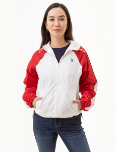 RAGLAN COLOBRLOCK VARSITY WINDBREAKER
