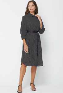 Платье Bazalini 4539 черный в горох