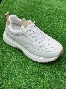 Absent / Кеды белый с бежевым кожа