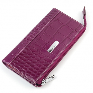 Женский кожаный кошелек на молнии Sergio Valentini СВ 3096-018