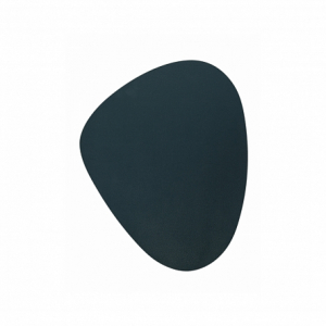 Сервировочная салфетка треугольная 45х36см изумрудная