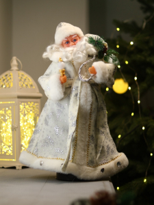 Дед Мороз под ёлку «Зимнее волшебство. Новогодняя игрушка» двигается, с подсветкой, 43 см