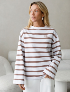 Свитшот  из тонкого премиального футера с эластаном