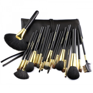 Набор кистей для макияжа Happy Make up 20 шт. Качество люкс. ЦВЕТ ЧЕРНЫЙ