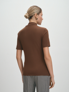 Базовая водолазка с коротким рукавом