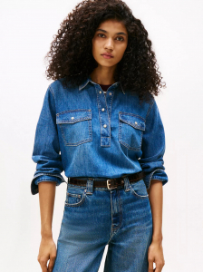 Relaxed Lightweight Denim Shirt