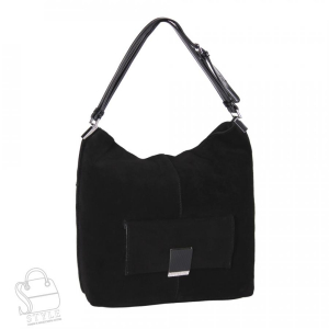 Сумка женская кожаная 99505AA black Velina Fabbiano-Safenta в Новосибирске