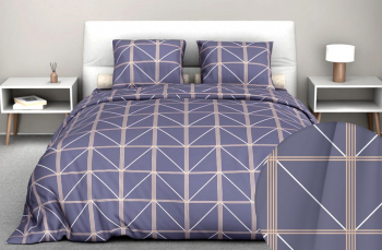 Ткань Теорема серый Бязь 150 см