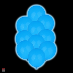 Набор Флуоресцентных воздушных шаров 10 шт, 9