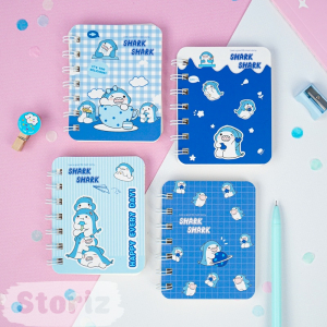 Мини-блокнот на пружине 