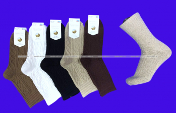 Термоноски женские из шерсти ламы и кашемира арт. 7158