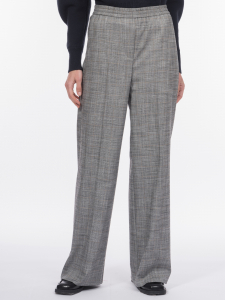 Прямые брюки на резинке со стрелками