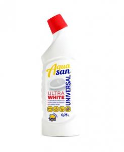 Гель чистящий универсальный «Aquasan Ultra white» лимон 750 мл/Аквасан