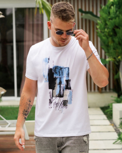 Футболка мужская из хлопка FM002