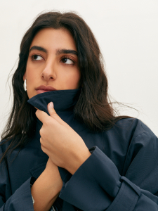 Двубортный тренч