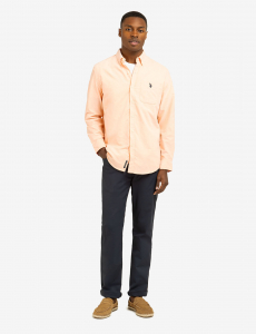 LONG SLEEVE STRETCH OXFORD SHIRT