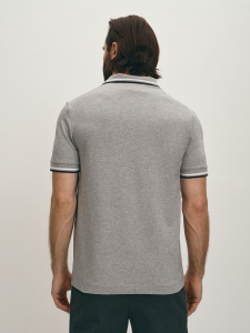 Поло из хлопкового трикотажа