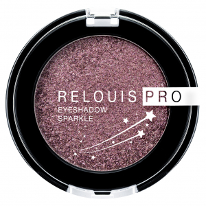 Тени для век Relous pro Relouis фиолетовый  тон:07 purple smoky  эффект сияния