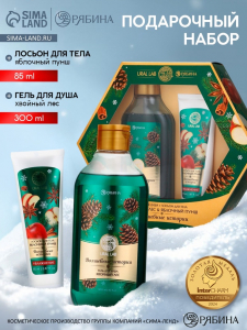 Подарочный набор новогодний «Волшебные истории», гель для душа 300 мл и лосьон для тела 85 мл, URAL LAB