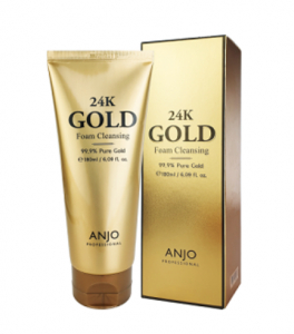 Пенка для умывания с биозолотом ANJО 24K, 100 мл